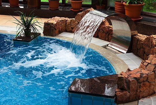 Cascadas para piscinas