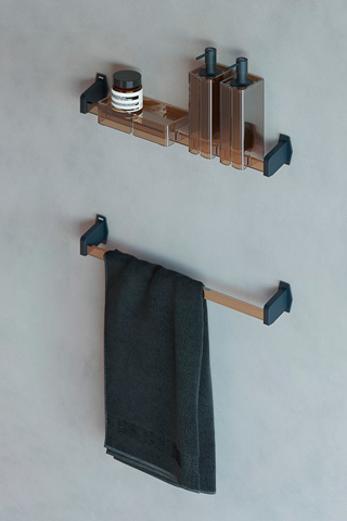 accesorio baño toallero