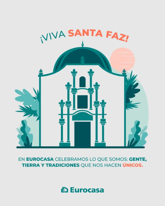 ¡Viva Santa Faz! ¡Y también los trabajadores, claro que sí! 👷‍♂️ 🔥

Desde Eurocasa, como auténticos alicantinos que somos, nos sumamos a la emoción de esta gran fiesta tan especial para nuestra tierra. 

Cada año, miles de personas recorren el camino hacia la Santa Faz en un ejemplo de lo que simboliza nuestra querida ciudad: comunidad, gran historia y pasión. 

¡Y qué mejor forma de celebrarlo que con una mirada al futuro y al hogar que compartimos!

#santafaz #eurocasa #AlicanteEurocasa #FiestaAlicantina